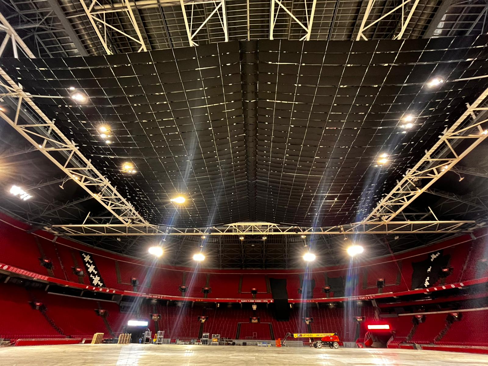 Nedacoustics Johan Cruyff Johan Cruyff arena akoestiek door Nedacoustics